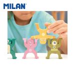 'ALIENS TOWERS' stacking figures, wooden educational toy - Image 3