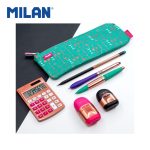 Small Flat Pencil Case – Copper III, Green - Image 2