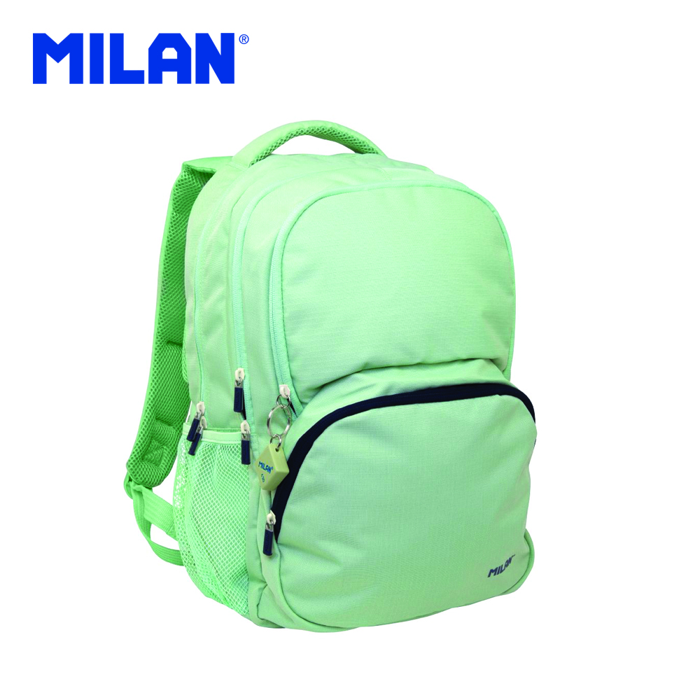 MLN624604SNCGR 4-Zip Backpack 25L – 430 Since 1918 Collection, Green - Image 1