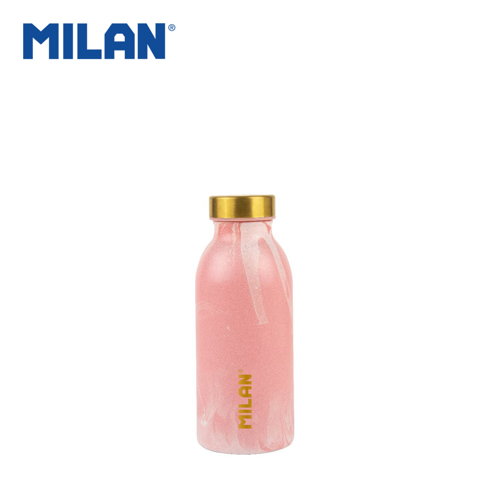 MLN643012LV Stainless Steel Isothermal Bottle 350ml – Lava Series, Pink - Image 1